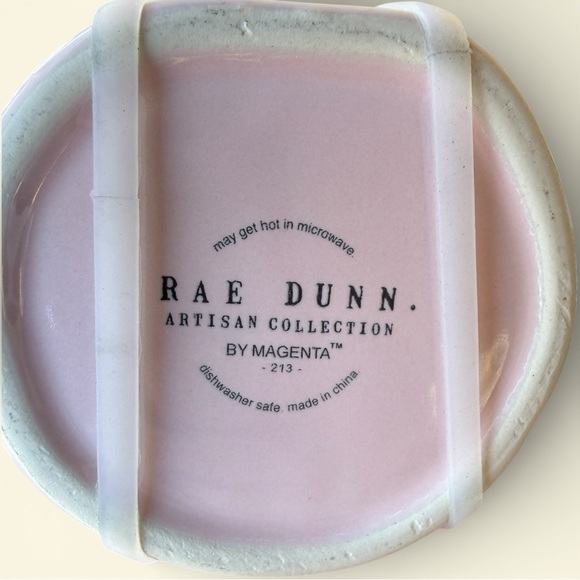 Rae Dunn Pink “COTTON TAIL CUTIE” Easter Bunny Mug w/ Bunny Topper Lid - Picture 3 of 3